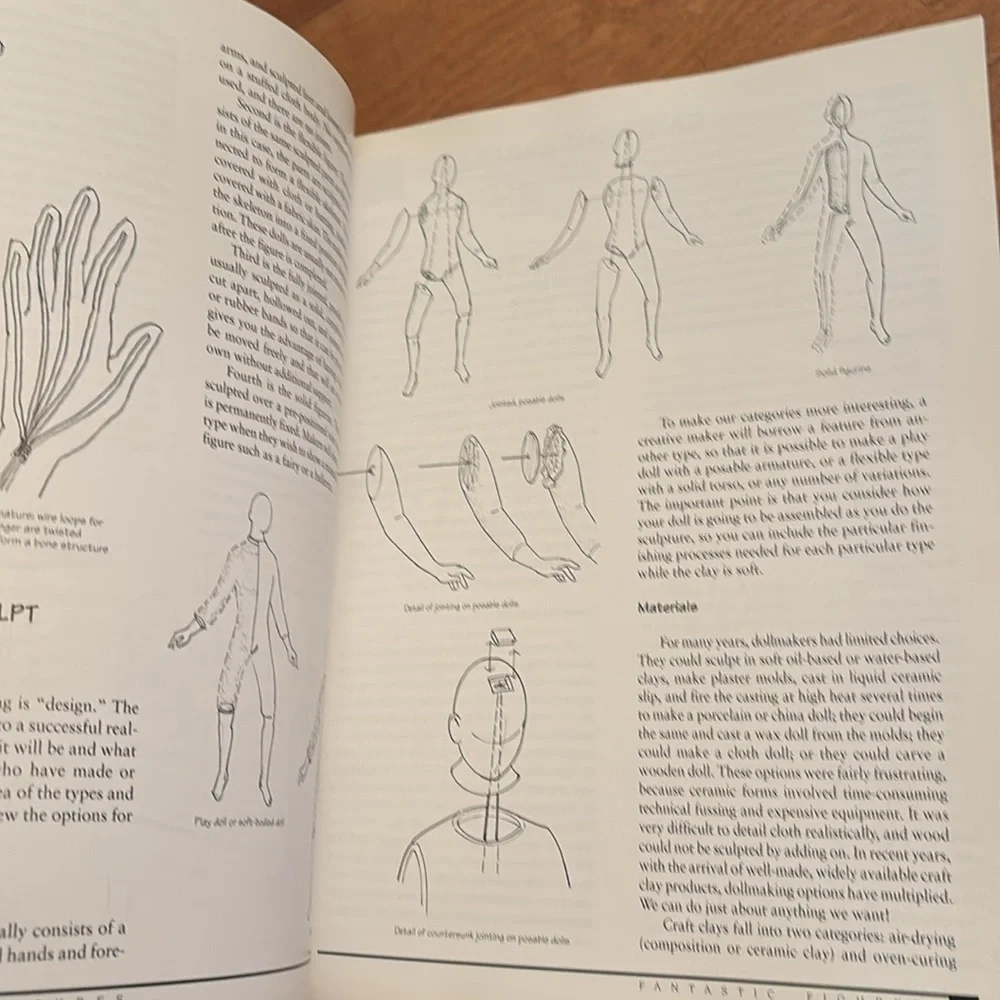 Book | Fantastic Figures | Ideas & Techniques Using The New Clays | Doll Making